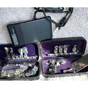 Greist Sewing Attachments Boxes Misc Pieces Singer YDK Foot Control YC-482 Japan
